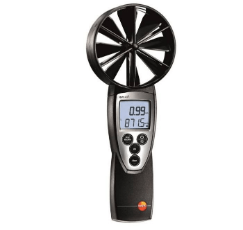 Testo 417 Set 2 anemometras su gaubtais ir srauto tiesintuvu