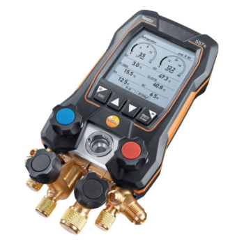 Testo 557s skaitmeninis kolektorius su keturių krypčių vožtuvų bloku