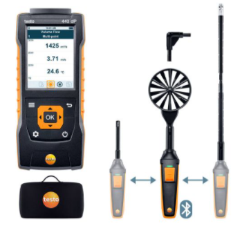 Testo 440 delta P Air Flow ComboKit 2