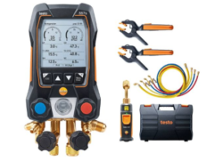 Testo 557s Smart Vacuum Kit skaitmeninis kolektorius su užpildymo žarnomis