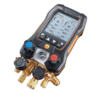 Testo 557s Smart Vacuum Kit skaitmeninis kolektorius su užpildymo žarnomis