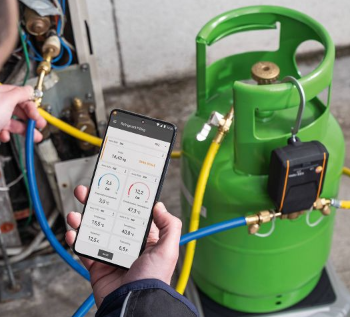 Testo šaltnešio vožtuvas su Bluetooth