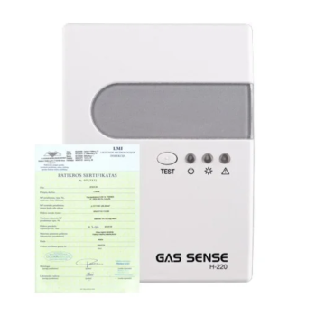 GAS SENSE dujų nuotėkio detektorius H-220-CH4 su metrologine patikra