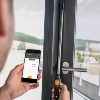 Testo 405i termoanemometras su mobilia aplikacija (nuoma)