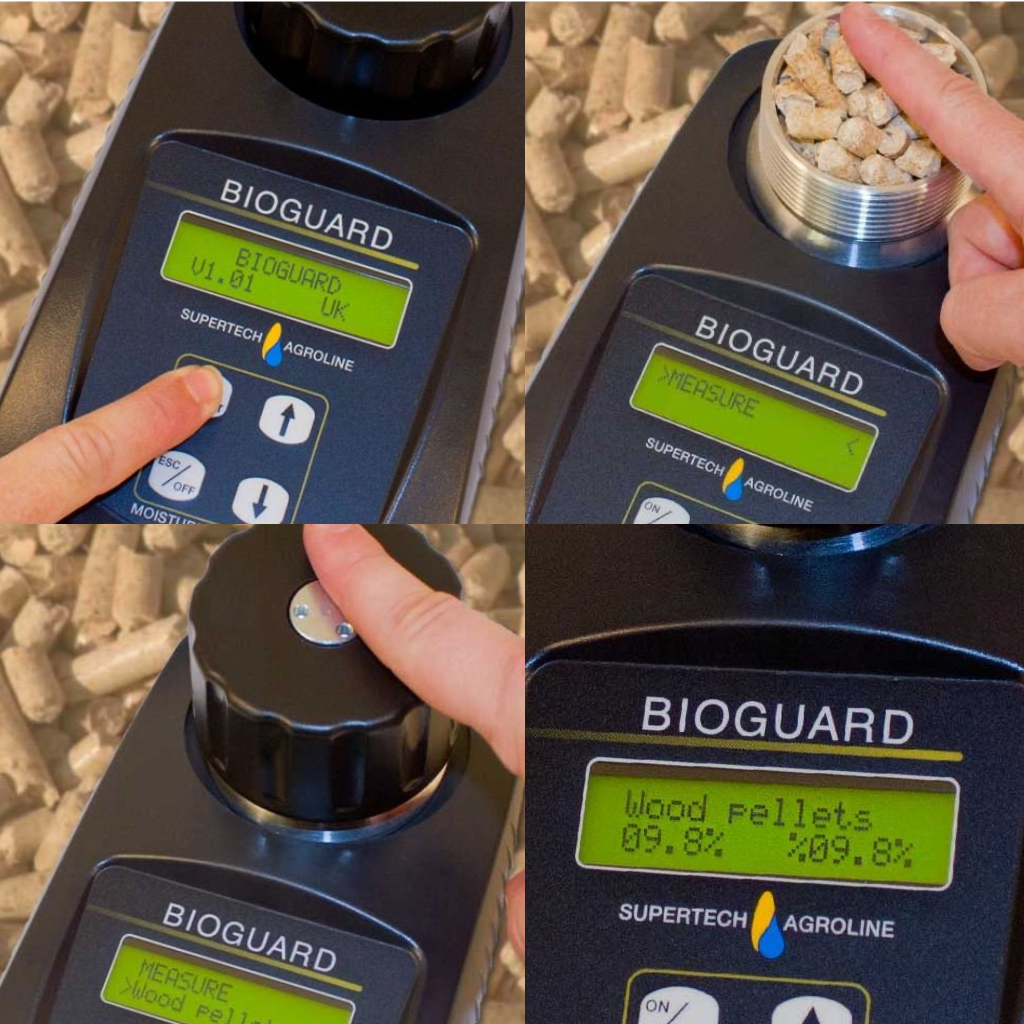 Biokuro drėgmės matuoklis AgroLog Bioguard