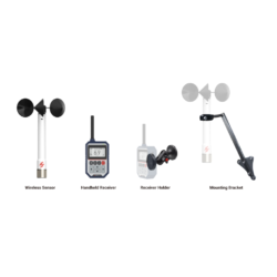Belaidis anemometras Scarlet WR-3 PLUS
