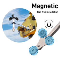 Belaidis anemometras Scarlet WR-3 PLUS