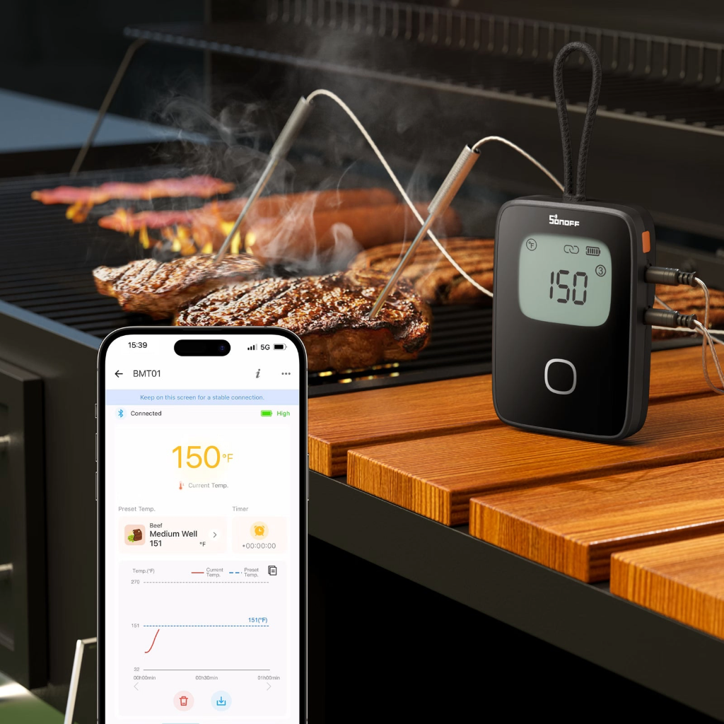 Kepsninės termometras BBQ SONOFF BMT01