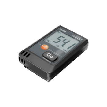 Testo 174 H BT – Mini duomenų kaupiklis temperatūrai ir drėgmei su Bluetooth® 0572 1743 02 (nuoma)