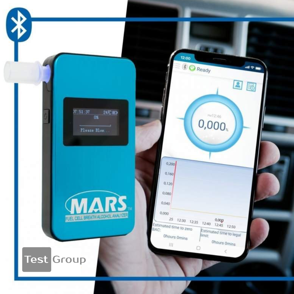 Elektrocheminis alkotesteris Alcovisor Mars BT