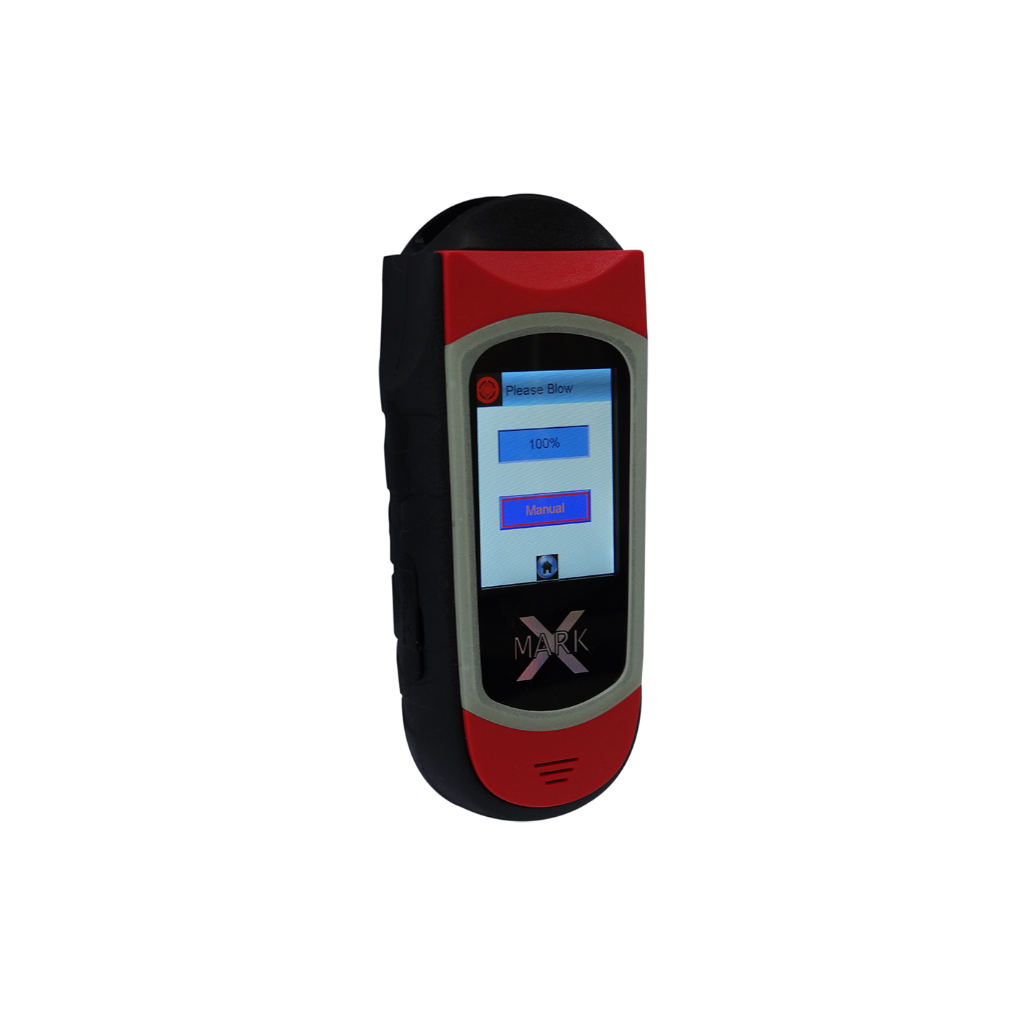 Profesionalus elektrocheminis alkotesteris Alcovisor Mark X (raudonas)