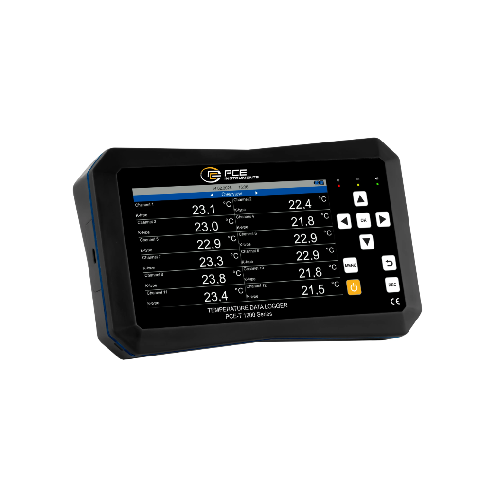 12 kanalų temperatūros matuoklis PCE T 1220 - Image 7