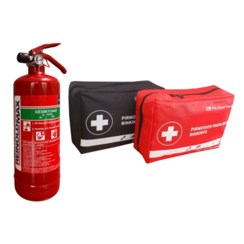 Gesintuvo ir pirmosios pagalbos vaistinėlės rinkinys VGV2