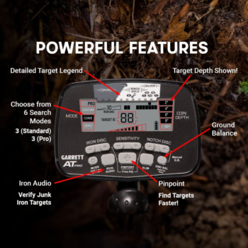 Metalo detektorius Garrett AT Pro International