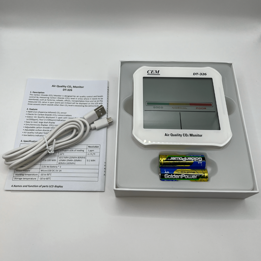 Oro kokybės matuoklis CEM DT-326