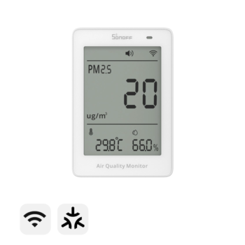 Išmanus oro kokybės matuoklis SONOFF AirGuard PM2.5/PM10 SAWF-07P