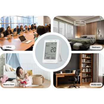 Išmanus oro kokybės matuoklis SONOFF AirGuard PM2.5/PM10 SAWF-07P