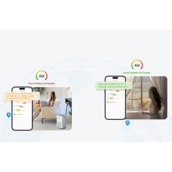 Išmanus oro kokybės matuoklis SONOFF AirGuard PM2.5/PM10 SAWF-07P