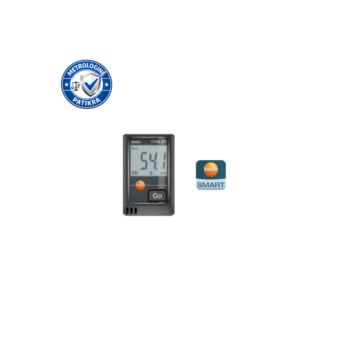 Testo 174 H BT – Mini duomenų kaupiklis temperatūrai ir drėgmei su Bluetooth® 0572 1743 02 su metrologine patikra