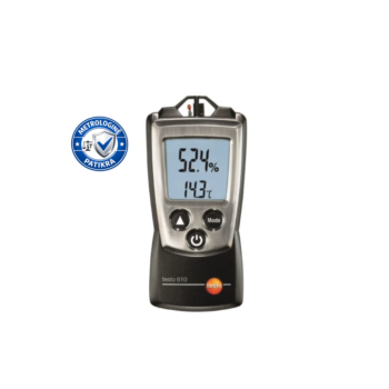 Testo 610 drėgmės ir temperatūros matuoklis su metrologine patikra ir sertifikatu