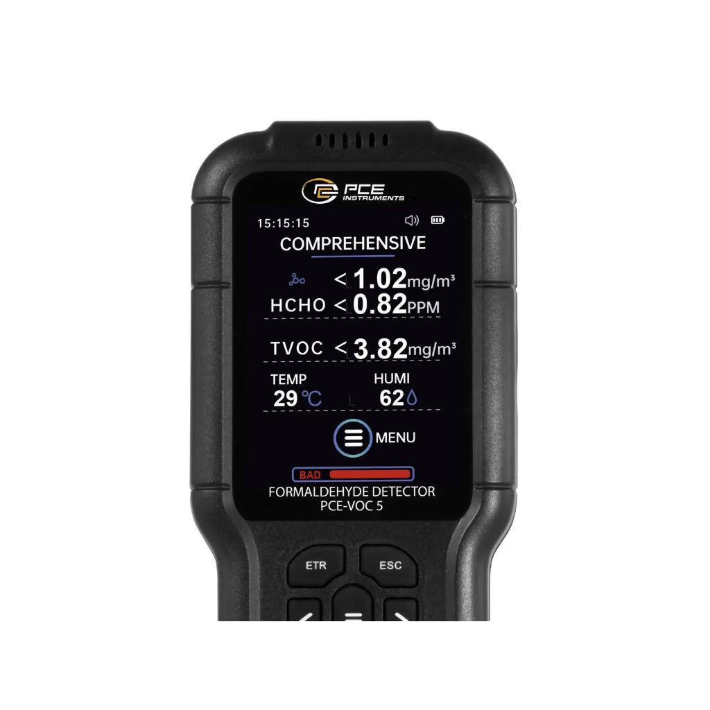 Formaldehido matuoklis PCE-VOC 5 (HCHO, TVOC, temperatūra, drėgmė) - Image 2
