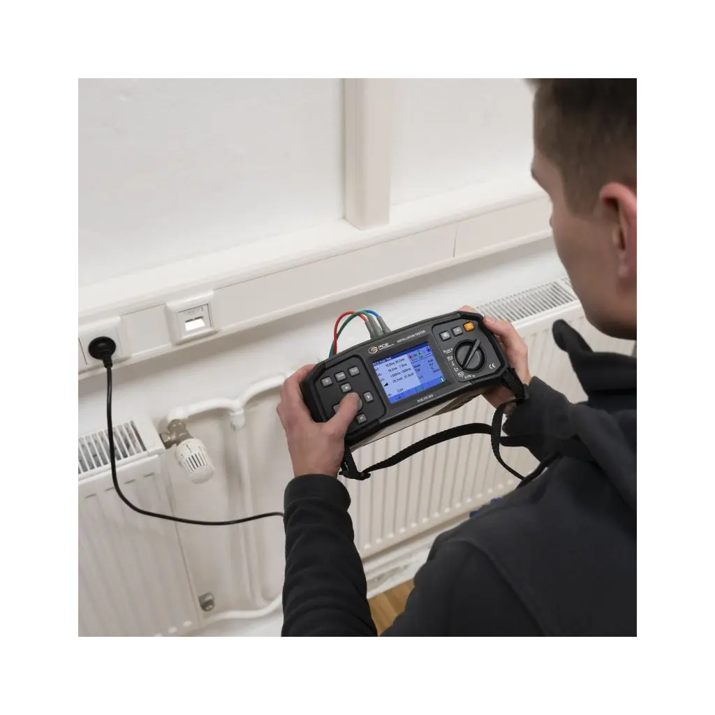 Instaliacijos testeris PCE-ITE 55B (izoliacija, RCD, varža, VDE testai) - Image 6