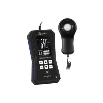 LED šviesos matuoklis (liuksmetras) PCE-LED 30 su išoriniu jutikliu