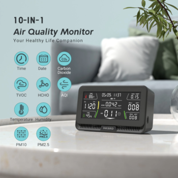 Išmanus oro kokybės matuoklis INKBIRD IAQM-129-W