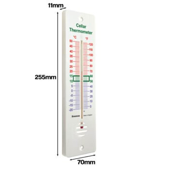 Rūsio termometras Brannan 255 mm