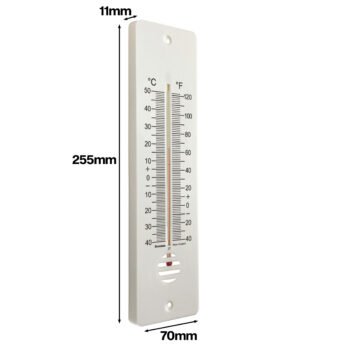 Žemos temperatūros sieninis termometras Brannan 255 mm