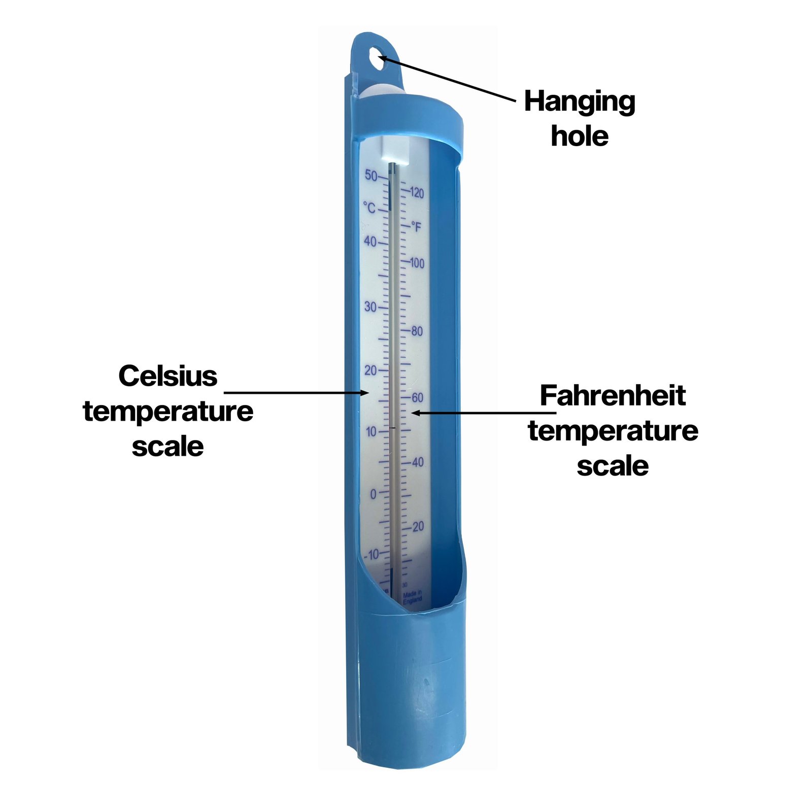 Baseino termometras Brannan