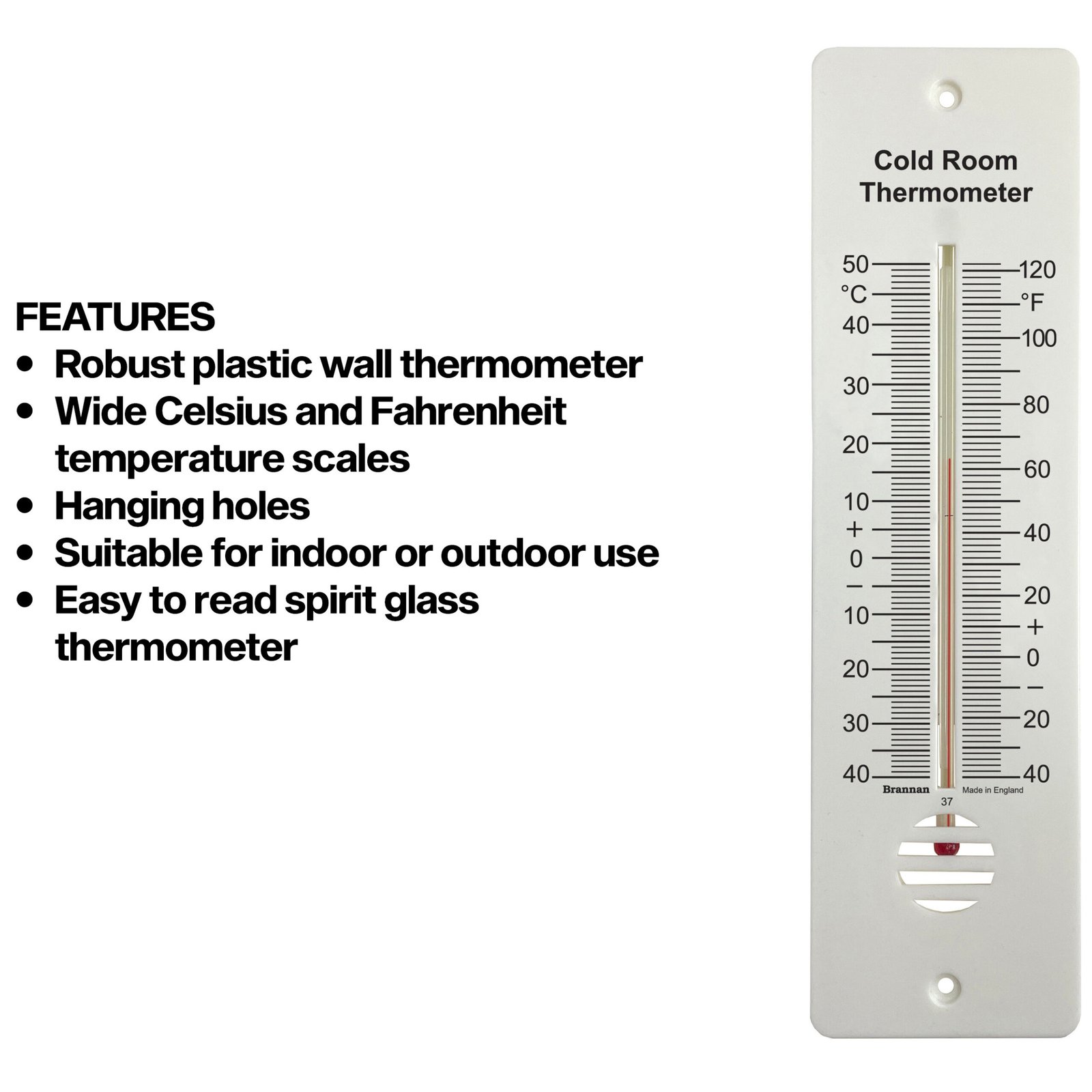 Šaldymo kameros termometras Brannan 255 mm