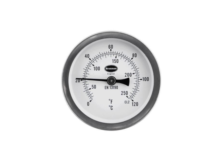 Magnetinis radiatoriaus termometras Brannan 0 iki +120 °C
