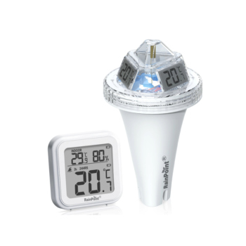 Belaidis baseino termometras su stotele RainPoint