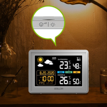 Meteorologinė stotelė su lauko jutikliu BaldrTherm B0359WST2