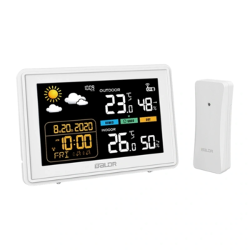 Meteorologinė stotelė su lauko jutikliu BaldrTherm B0359WST2