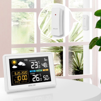 Meteorologinė stotelė su lauko jutikliu BaldrTherm B0359WST2