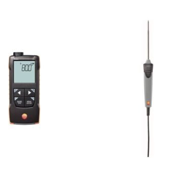 testo 110 temperatūros matuoklis su NTC įsmeigiamu zondu maistui ir skysčiams