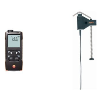 testo 110 vamzdžių temperatūros matuoklis su NTC apjuosimo zondu